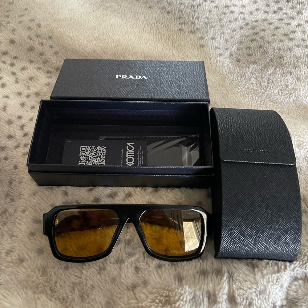 Prada PR 22YS Prada yellow tint sunglasses